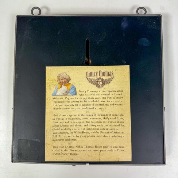 Nancy Thomas 2006 Vegetables Still Life Wall Plaque 8" X 8" - Picture 3 of 4